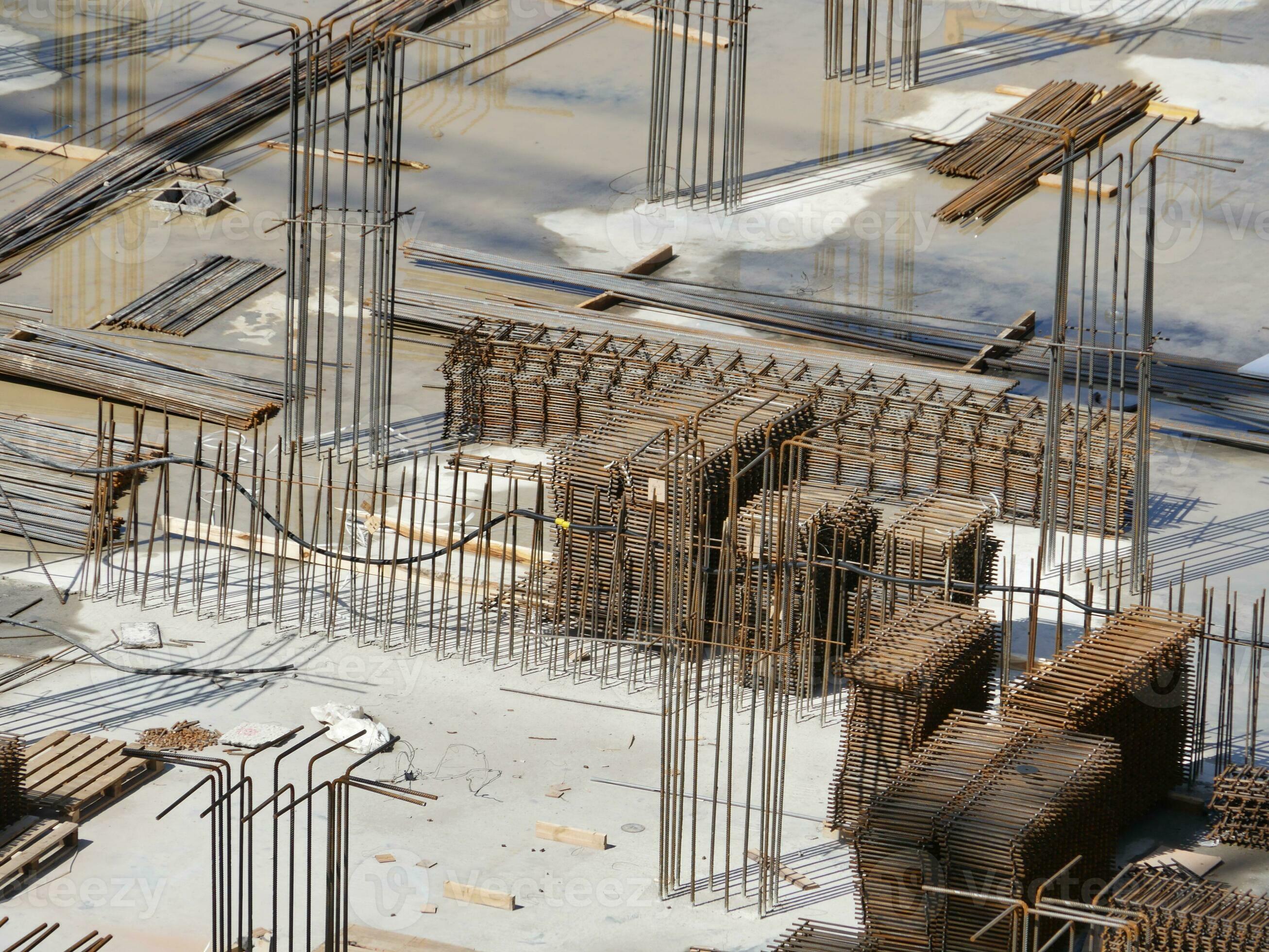 Rebar foundation structure